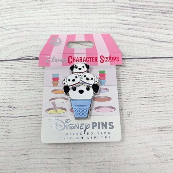 NEW! Disney Character Scoops Monthly Pin Series 101 Dalmatians Pin LE 4000 - Picture 1 of 2